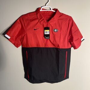 Nike Georgia Bulldogs Football Coaches Windbreaker Jacket CQ5160-657 Men’s Small